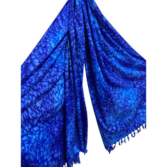 One Size Rima Sarong Beach Wear Swim Coverup 42"x 72" - Picture 4 of 7